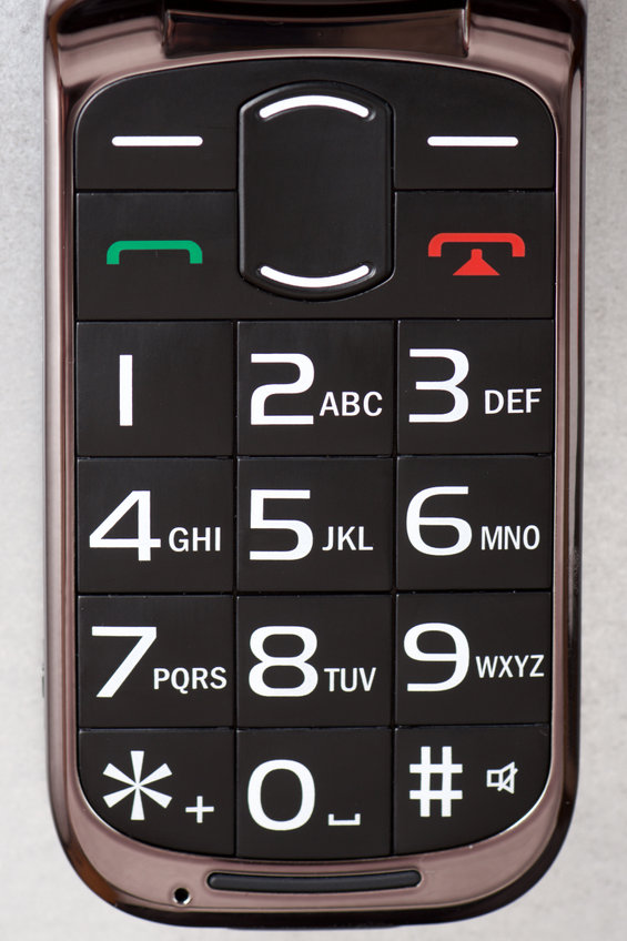 Large Button Cell Phone - Easy to See and Easy To Use