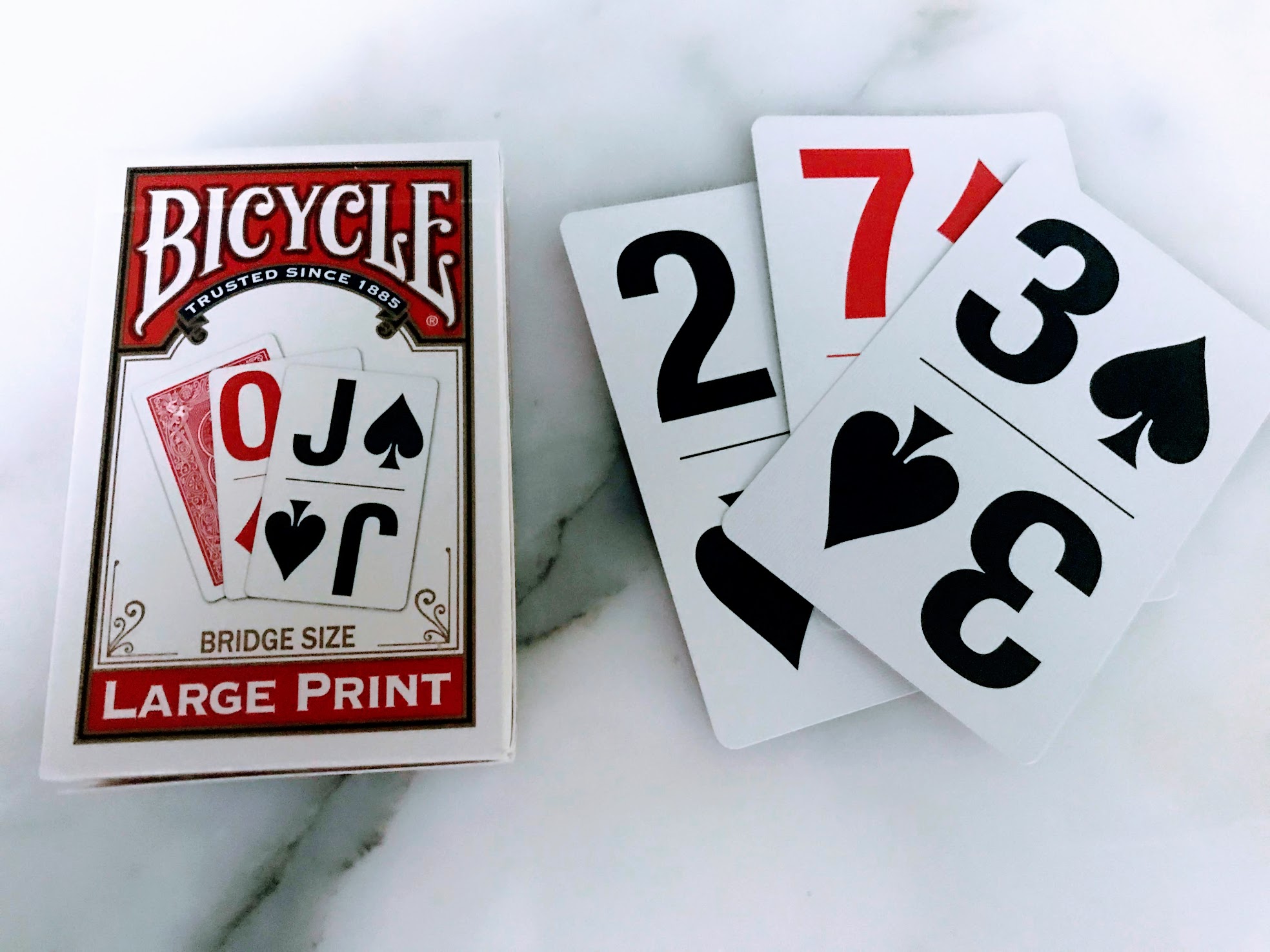  Bicycle Large Print Playing Cards, Bridge Size